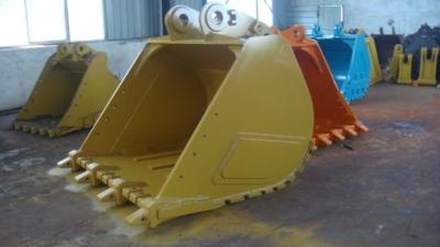 China cat Excavator Rock Bucket With Teeth , Wheel Loader Bucket For Mining for sale