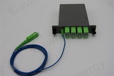 China Special Package 1x4 1x8 1x16 Plug-In Type SC APC Fiber Optical PLC Splitter for sale