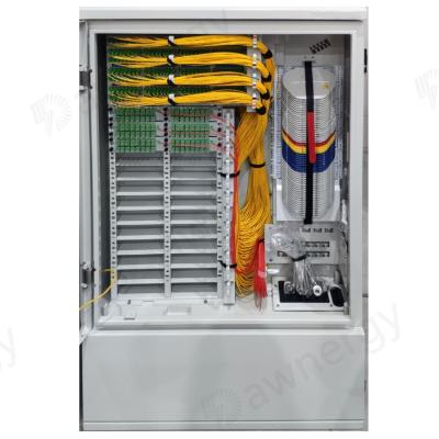 China 256FO Fiber Distribution Cabinet Fiber Distribution Hub IP55 for sale