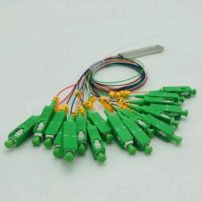 China 1x16 Mini Type SCAPC Fiber PLC Splitter / Fiber Optic Splitter / Mini Module / Low Loss for sale