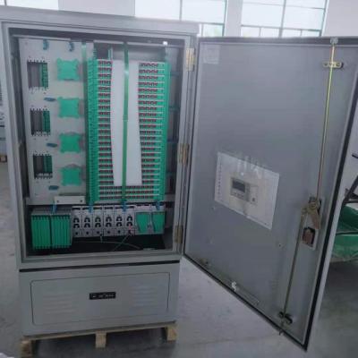 China 576 Core SMC Outdoor Fiber Distribution Cabinet With Casette Splitter for sale