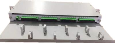 중국 1XN 2XN 선반 장착 유형 파이버 광학 PLC 분배기 판매용