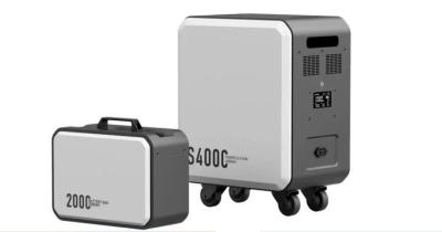 China 4096Wh 5000W Portable Lithium Battery Pack Camera Lifepo4 Battery Power Station for sale