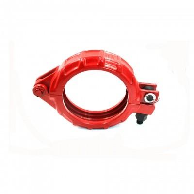 China Red Anti  Rust Forged Concrete Pump Pipe Clamp Concrete Pump Spares for sale