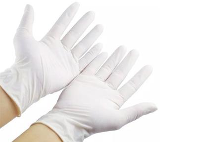 China Hand Protection EN374 Powder Free Latex Gloves For Medical Exam for sale