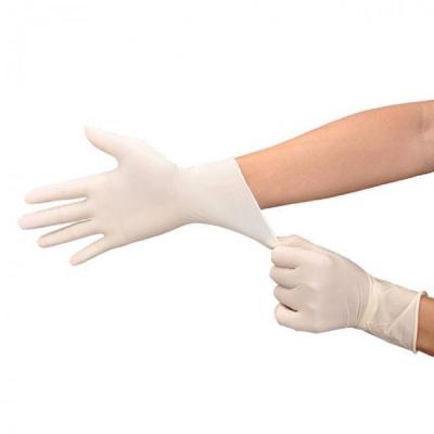 China 12X24CM Powder Free Disposable Medical Latex Gloves With All Certification for sale