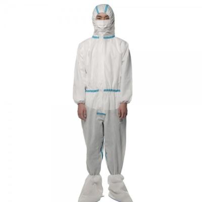 China GB19082-2009 Disposable Protective Coverall Isolation Suit Barrier Bacteria for sale