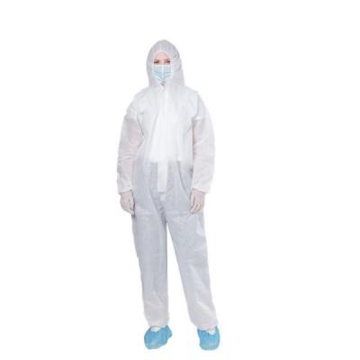 China Nonwoven S-4XL Disposable Protective Coverall Boiler Suits Without Foot Cover for sale