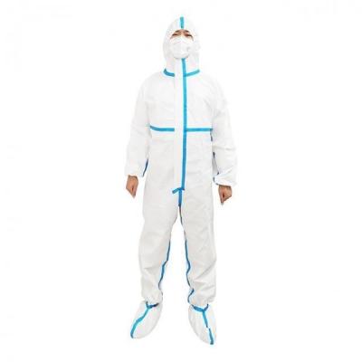 China GB19082-2009 Disposable White Coverall Suits for sale