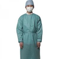China El vestido quirúrgico médico del verde del FDA ISO13485 reforzó al doctor disponible Gown en venta
