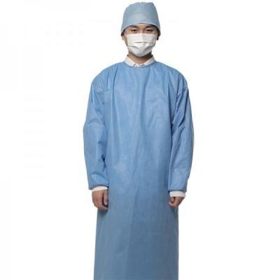 China S-XXL SMS Surgical Isolation Gowns Disposable Operating Gown for sale