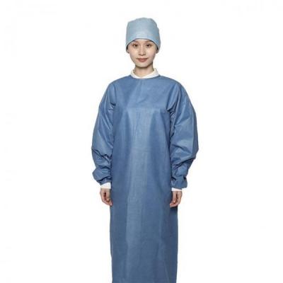 China Signo Group 50gsm Disposable Theatre Gowns / Patient Surgery Gown for sale