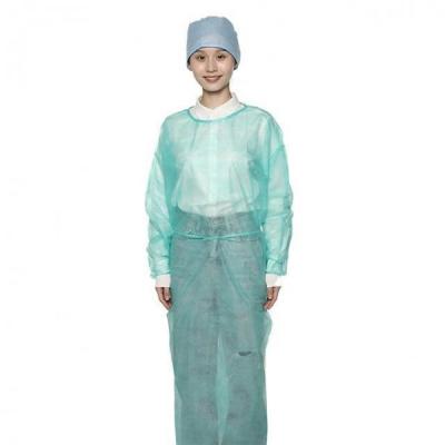 China Contra los virus Aami vestido disponible del Cpe de llano 3 vestidos del aislamiento en venta