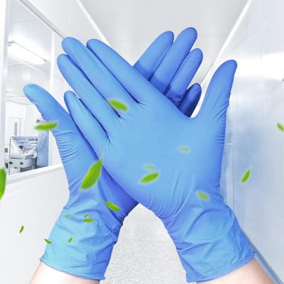 China Signo Ambidextrous Disposable Nitrile Work Gloves Medium Large for sale