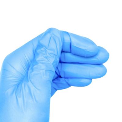 China Durable ISO13485 Disposable Nitrile Examination Gloves 240mm Dust Proof for sale