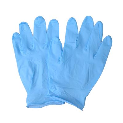 China EN374 Microtouch Nitrile Protective Gloves / Powderless Nitrile Gloves for sale