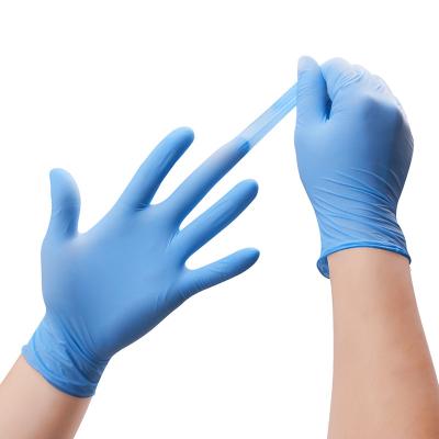 China Ambidextrous EN455 Powder Free Nitrile Gloves Large For Hands Protection for sale