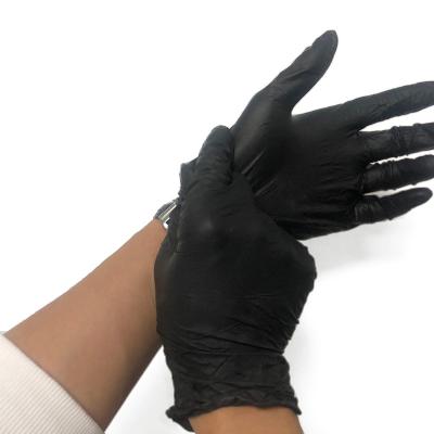 China No allergies Class I Sterile Nitrile Surgical Gloves / Black Nitrile Gloves Xl for sale