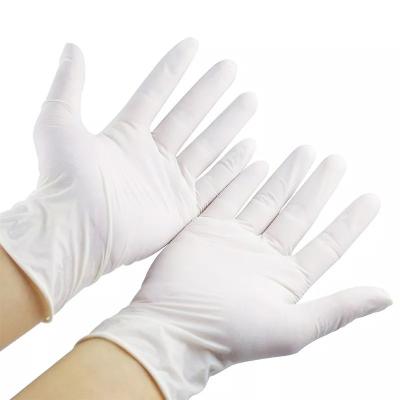 China ISO14001 Tear Resistance Hotel Restaurant Latex Gloves Disposable Safety Gloves for sale