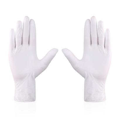 China Customized  AQL 1.5 Food Service Latex Gloves / Powdered Disposable Gloves for sale