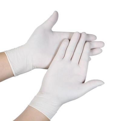 China Anti slip 510K large Powdered Latex Gloves For Bathroom Cleaning for sale