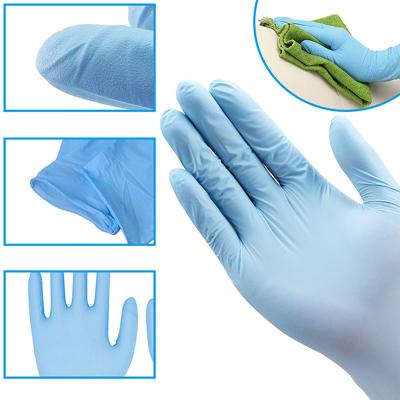 China Vinyl Nitrile Blend Gloves EN455  Certification for sale