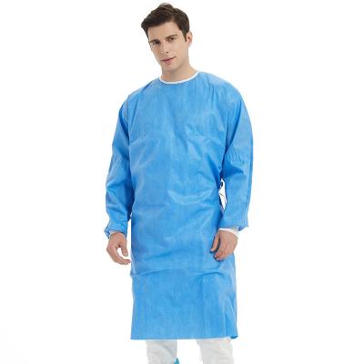 China Long Sleeve Prevent Bacteria SMS Surgical Gown Medical Surgical Clothing for sale