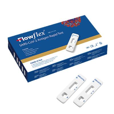 China Teste novo do antígeno de Flowflex Coronavirus do teste rápido nasal do cotonete 19 à venda