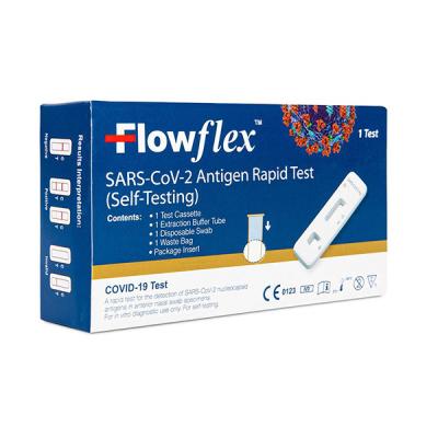 China Rt Pcr And Rapid Test Lateral Flow Test Lower Nostril Swab Non Invasive Kits for sale