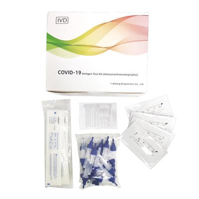 China 25pcs Clear 19 Rapid Testing Nasal Nasopharyngeal Oropharyngeal Saliva for sale