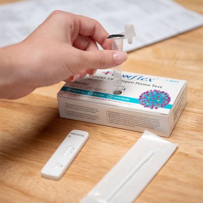 China 15 Minutes Covid 19 Rapid Test Kit Nasal Specimen Nasopharyngeal Test Kit for sale