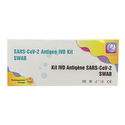 China Sterile SARS-CoV-2 Antigen IVD Kit Oropharyngeal Swab Rapid Antigen Swab Test Kit for sale