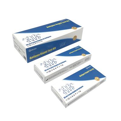 China Prueba rápida Kit Nasal Swab de los Sars Cov 2 caseros del antígeno/CE FDA de la esponja de la garganta en venta