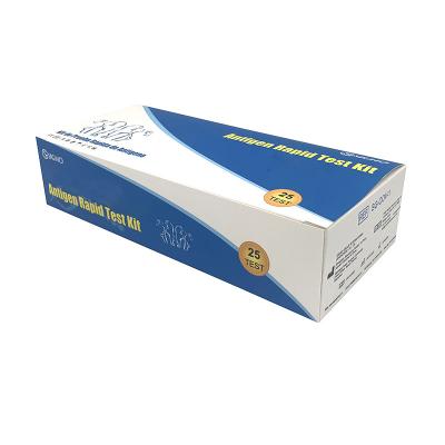 China Nasal Swab Saliva Rapid Antigen Test Kit High Sensitivity CE FDA EU Certification for sale