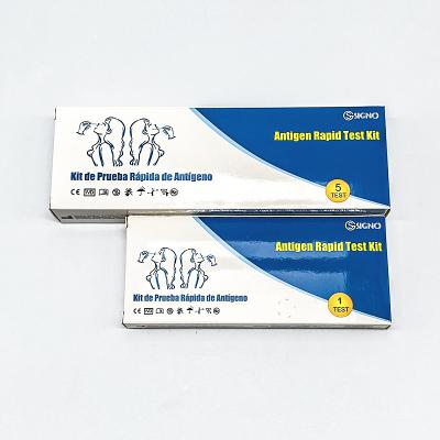 China Nasaler Antigen-Wischtest Kit High Accuracy IVD für erwachsene Kinder zu verkaufen