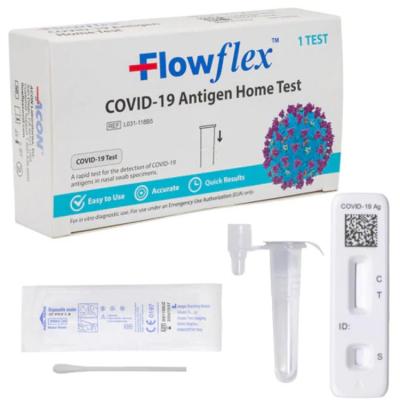 Chine Kit de Kit Nasal Specimen Nasopharyngeal Test d'essai de maison de FDA Flowflex à vendre