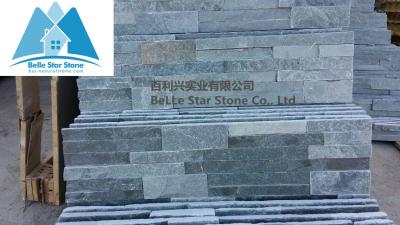 China Green Slate Cultured Stacked Stone Veneer,Slate Stone Wall Cladding,Slate Ledgestone for sale