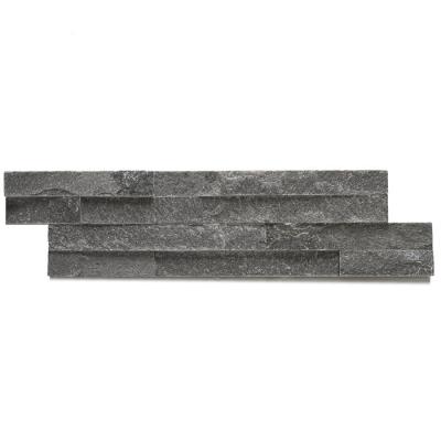 China Grey Slate Zclad Stone Panels,Split Face Slate Stacked Stone,Grey Stone Cladding,Real Culture Stone,Grey Ledger Panels for sale