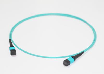 China 24 cabos de fibra ótica do Aqua cabo/OM4 LSZH MTP da fibra ótica MPO MTP dos núcleos à venda