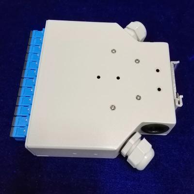 China Da caixa exterior da terminação da fibra ótica de 12 núcleos alumínio Singlemode do SC UPC à venda