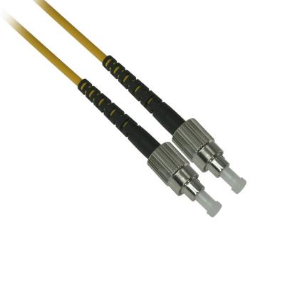 China 3.0mm OS2 SC UPC Simplex Fiber Optic Patch Cables PVC Yellow Jacket for sale