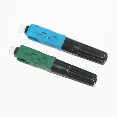 China FTTH SC Polishing UPC Fiber Optic Cable Connector for sale