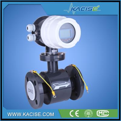China Tube Type Electromagnetic Flow Meter Liquid Chemical Resistant for sale