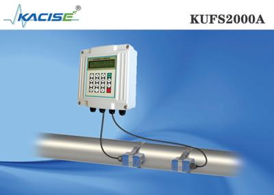 China Split / Pipe Type Water Ultrasonic Flow Meter Wall Mounting KUFS2000A for sale