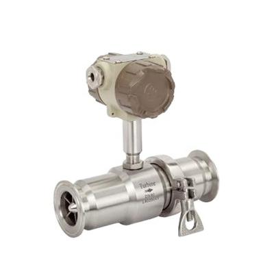 China Sanitary Connection Turbine Flow Meter Palm Oil Fuel Flowmeter for sale