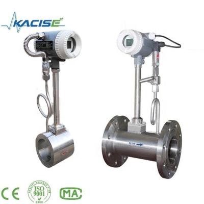 China Digital Liquid Vortex Flow Meter Acrylic Inline Gas Flow Meter for sale