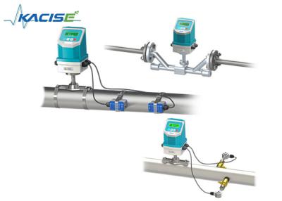 China Waterproof Ultrasonic Water Flow Meter / Flowmeter Compact Fixed On Pipe Type for sale