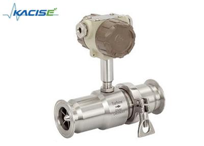 China Pulse Analog Output Turbine Flow Meter High Accuracy For Olive Oil / Palm Oil for sale