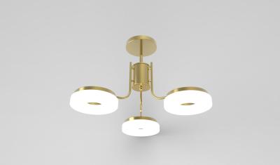 Китай 2018 36W/48W simple style led suspendant lighting 3 lights led chandelier продается