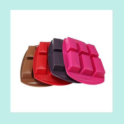 China durable silicone baking cake pans ,square silicone muffin cake pan for sale